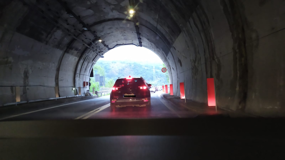 Galleria Montecrevola: chiusura notturna della corsia sud