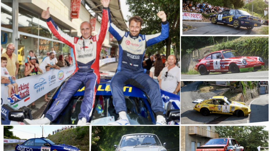 Corrado Pinzano e Marco Zegna vincono il 15° Rally Lana Storico per 9 decimi