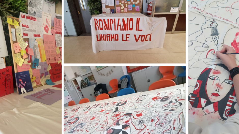 IIS Marconi Galletti Einaudi: arte contro la violenza sulle donne 