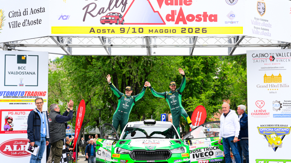 Carmellino e Minazzi vincono il 47°Rally Valle D’Aosta