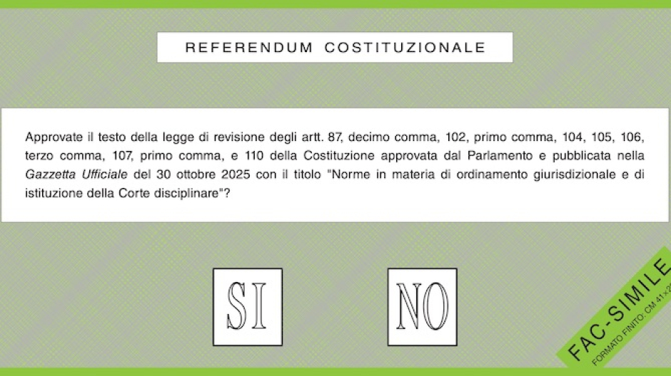 Referendum magistratura, voto domenica e lunedì. Le ragioni del sì e del no 