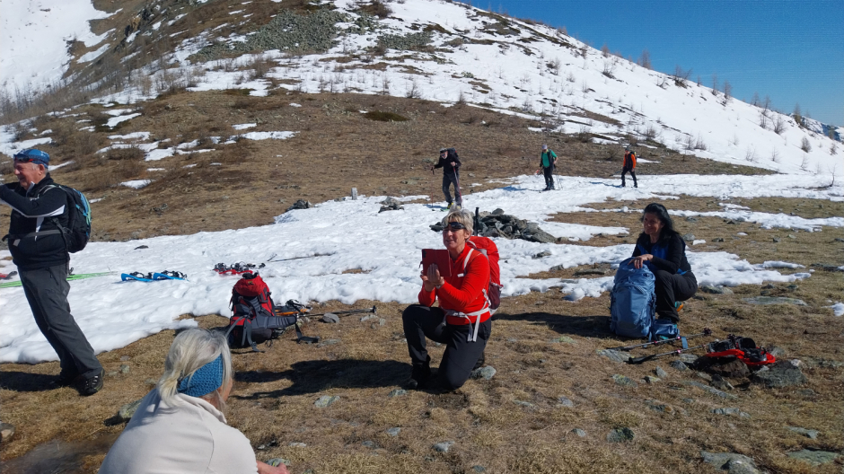 Con Gianpaolo Fabbri in escursione al Passo di Monscera