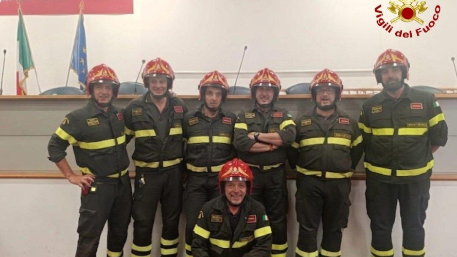 Sette nuovi capisquadra per i Vigili dle Fuoco del VCO 