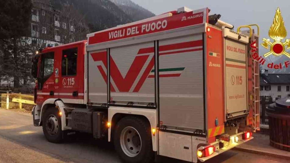 Macugnaga: principio d'incendio a canna fumaria