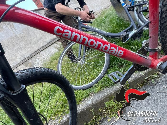 Biciclette ritrovate a Biella: di chi sono?