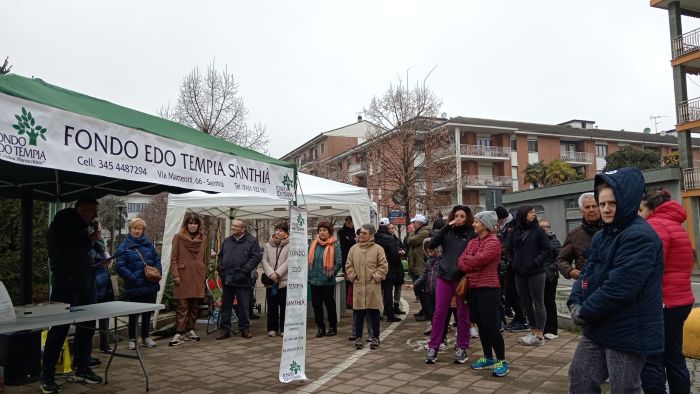 La camminata solidale del Fondo Edo Tempia a Santhià