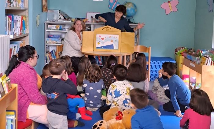 Kamishibai in Biblioteca per i piccoli