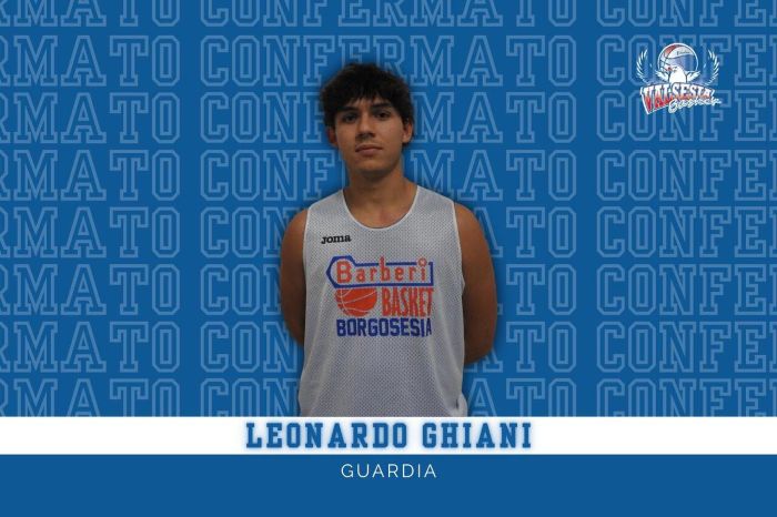 Leonardo Ghiani: una sicurezza per Valsesia Basket Barberi