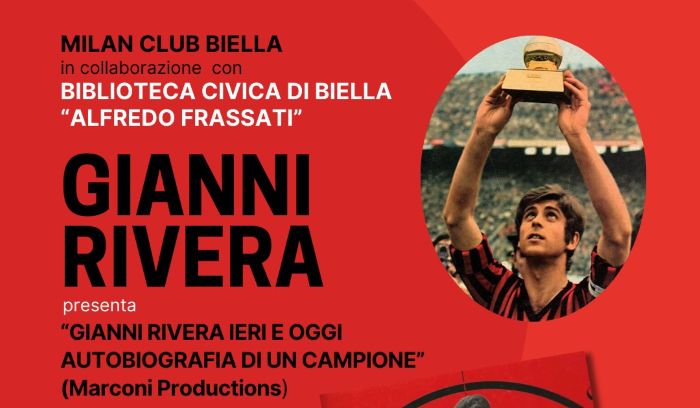 Il Golden boy Gianni Rivera a Biella