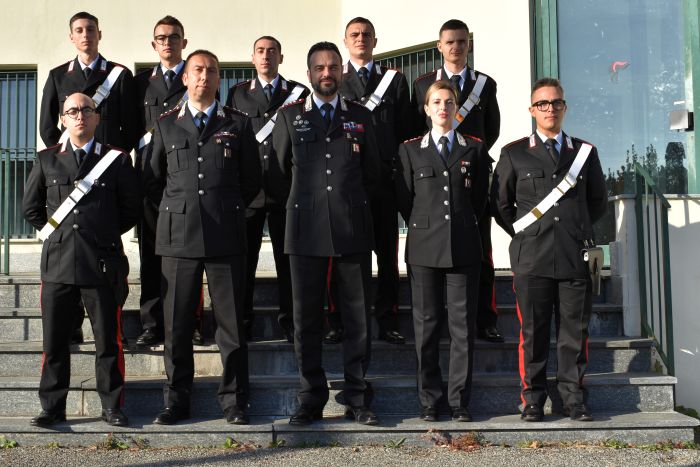 Sette nuovi carabinieri arrivati nel Biellese
