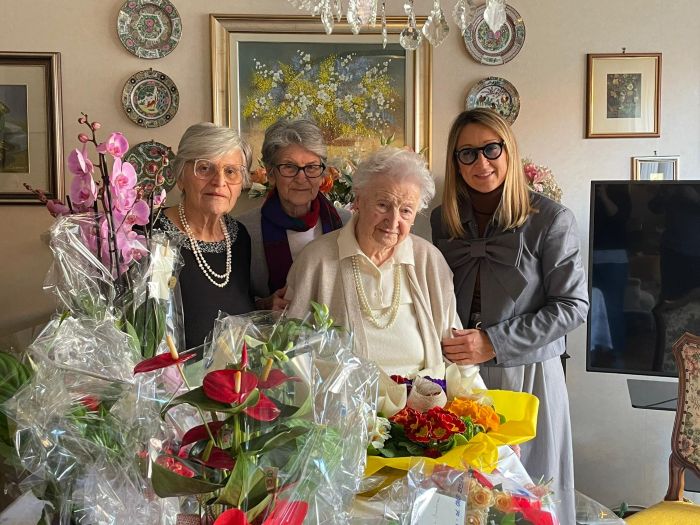 Borgosesia festeggia le sue centenarie