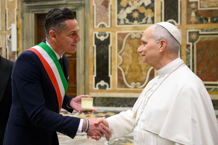 Il Presidente della Provincia Gilardino incontra il Papa