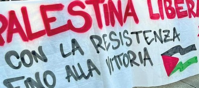 Palestina libera, manifestazione a Biella