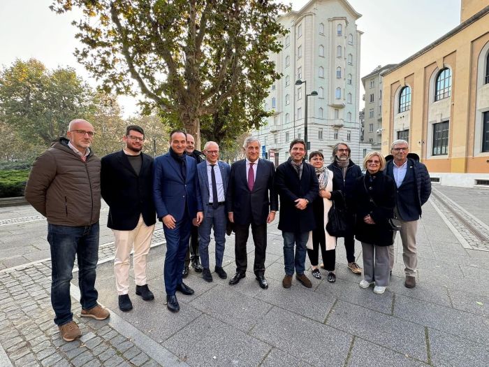 Il ministro Tajani a Borgosesia