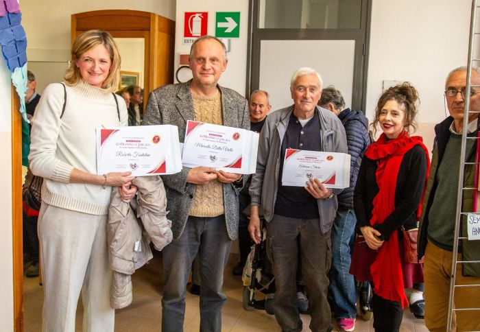 Premiati i quadri della mostra di pittura legata al presepe gigante di Marchetto