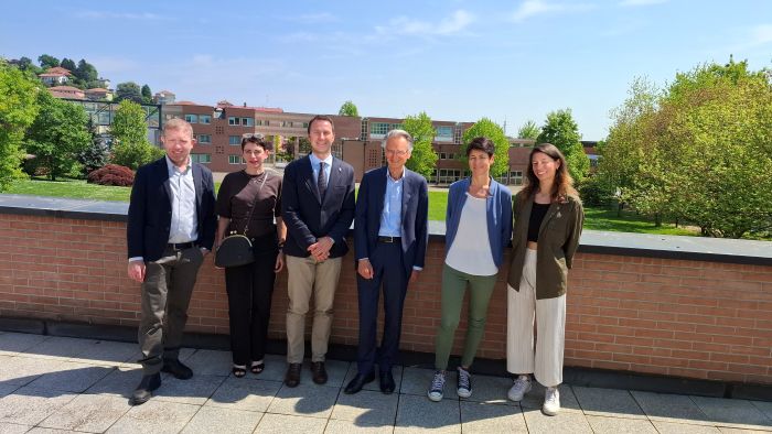 Il rettore del politecnico in visita a Città Studi Biella