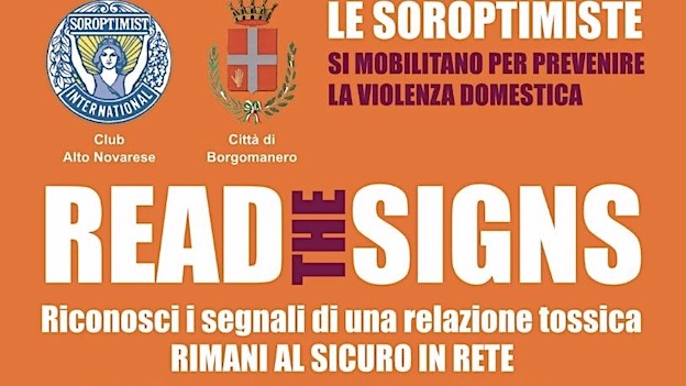 Soroptimist Alto Novarese, al via la campagna 2025 contro la violenza di genere