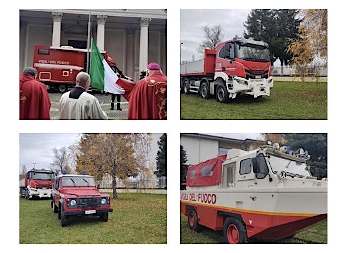 Anche a Novara celebrata Santa Barbara, patrona dei vigili del fuoco