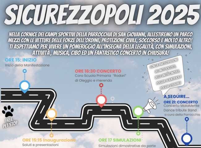 Oleggio, il 14 giugno appuntamento con "Sicurezzopoli"