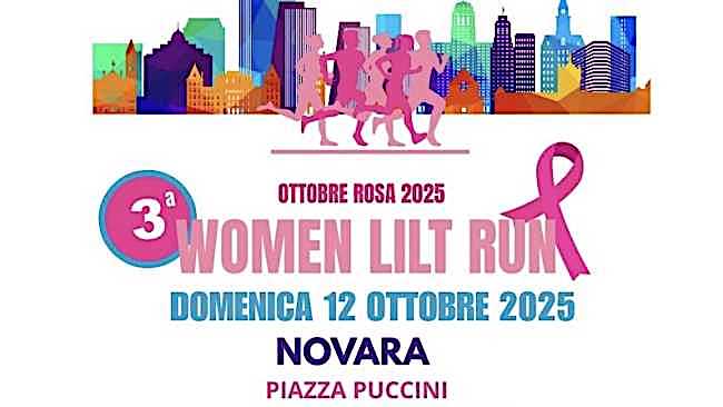 Domenica a Novara l'edizione 2025 della Women Lilt Run