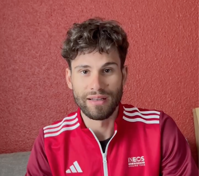 Filippo Ganna, dopo la caduta al Tour rassicura: "Sto bene"