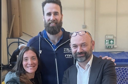 La Nazionale U15 al Pala Don Bosco di Borgomanero. Presente Gigi Datome