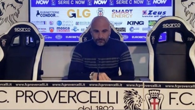 Pro Vercelli, le parole di mister Banchini alla vigilia della gara con FeralpiSalò