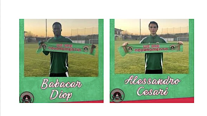 NovaRomentin: arrivano Babacar Diop e Alessandro Cesari