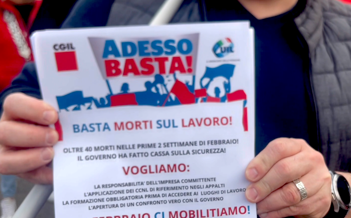 CGIL in lutto per Sandro De Marchi: “Più sicurezza e controlli sul lavoro”