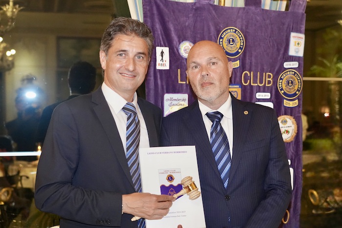 Lions Club Verbano Borromeo: Macaluso nuovo presidente, subentra a Forlenza