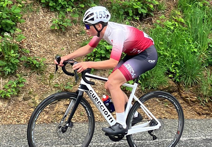 Lorenzo Soldarini del Pedale Ossolano vice campione regionale degli Allievi
