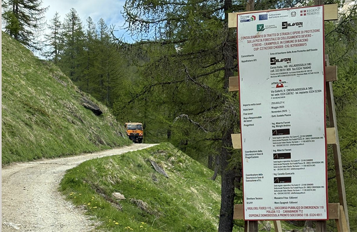 Lavori e chiusura al transito lungo la strada carrabile tra  Devero e Crampiolo