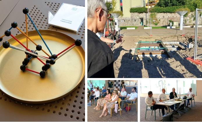 Origami di Pace nel giardino del Forum. Una scultura contro l'incubo nucleare