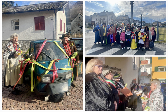 Matrimonio per Garatun e Scanàa, le due maschere del carnevale di Trontano