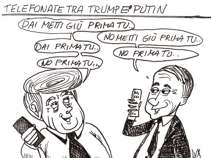 La vignetta dell'arch. Lux - Quelle telefonate riservate  