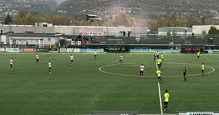 La Juve Domo subisce il recupero della Virtus Vercelli. Finisce 1-1