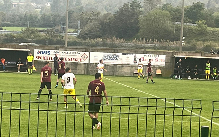 Col Quincinetto un gol subito nel recupero frena la corsa della Juve Domo. E'1-1