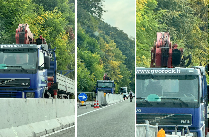 Verbania, lavori in via Troubetzkoy: cantiere regolare dopo 2 giorni di fermo