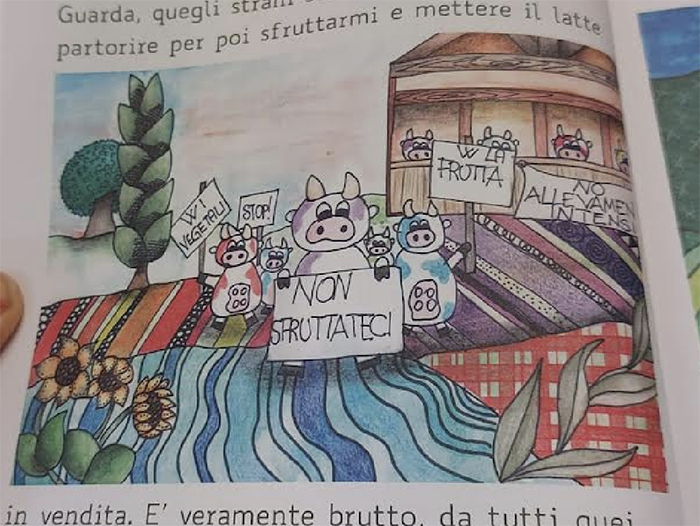 Mucche sfruttate nel Diario degli studenti Vco? Richiesta di intervento del Ministro