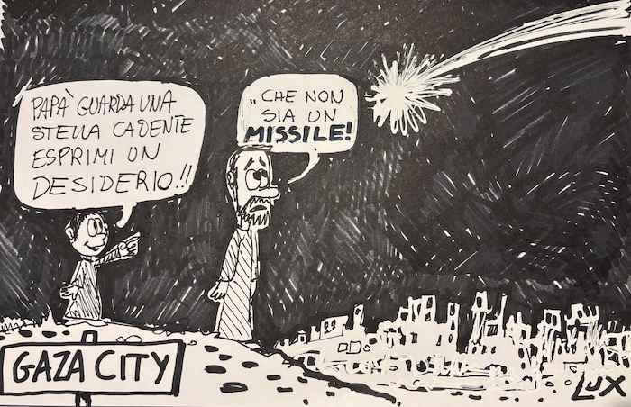 La vignetta dell'architetto Lux