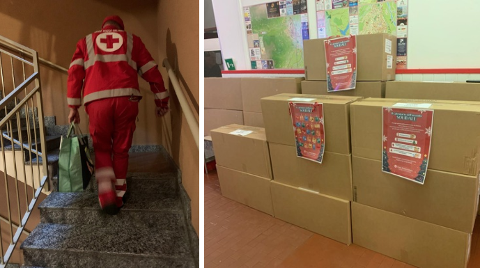 CRI Domodossola: oltre 2.200 prodotti raccolti con l'iniziativa solidale natalizia