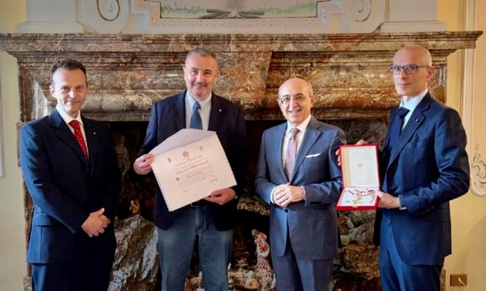 Il prefetto Pasquariello insignito del titolo di commendatore al merito del Cisom