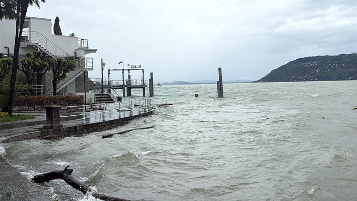 La lenta discesa del Lago Maggiore: in un giorno giù di 20 centimetri